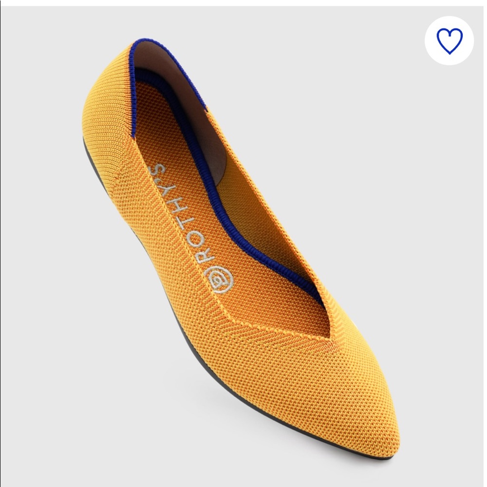 rothy's marigold yellow point Flats